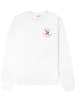 Sporty & Rich sweat en coton à patch logo - Blanc