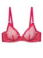 Fleur Du Mal soutien-gorge à détail en dentelle - Rouge