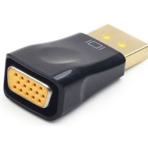 Gembird A-DPM-VGAF-01 DisplayPort VGA Zwart kabeladapter/verloopstukje