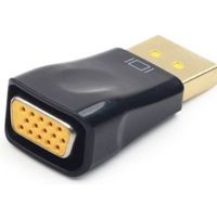 Gembird A-DPM-VGAF-01 DisplayPort VGA Zwart kabeladapter/verloopstukje - thumbnail