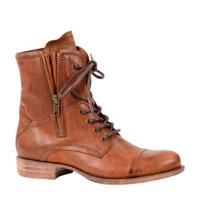 Sacha leren veterboots cognac