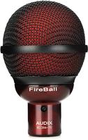 Audix FireBall Dynamische handmicrofoon met speciale korte, ronde vormgeving voor mondharmonica