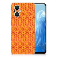 OPPO Reno8 Lite TPU bumper Batik Oranje