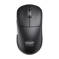 CHERRY XTRFY M68 Pro Wireless, Ultrasnelle Draadloze Gamingmuis, 2,4 GHz, Geoptimaliseerd voor E-Sports, 8K-Muis, Symmetrische Vorm met vlakke Voorkant, Zwart