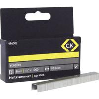 C.K 496002 Nieten voor tacker Type 140 1000 stuk(s) Afm. (l x b) 8 mm x 10.5 mm - thumbnail