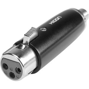 Hicon HI-X3CI-FF XLR-adapter XLR-bus - Cinch-koppeling Inhoud: 1 stuk(s)