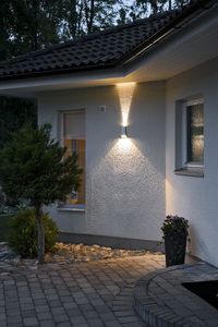 Konstsmide Imola 7911-310 LED-buitenlamp (wand) Energielabel: G (A - G) LED LED vast ingebouwd 6 W Zilver-grijs