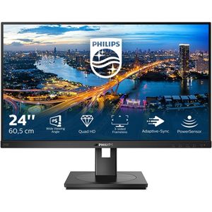 Philips B Line 245B1/00 LED display 60,5 cm (23.8") 2560 x 1440 Pixels Quad HD Zwart