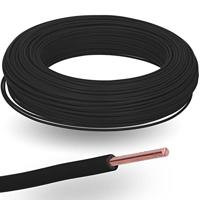 Lapp 4527011X PVC draad enkele ader H07V-U 1,5 mm² zwart 350m stijf