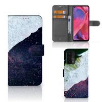 OPPO A54 5G | A74 5G | A93 5G Book Case Sea in Space - thumbnail