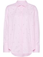 MSGM chemise à strass - Rose - thumbnail