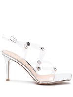 Gianvito Rossi sandales Crystal Fever 85 mm - Argent