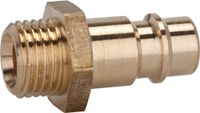 Promat Steeknippel | messing blank stekker DN 7,2 | buitenschroefdraad G 3/8 inch - 4000351922 4000351922