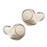 Jabra Elite 75t Oordopjes – Bluetooth Oordopjes met Actieve Ruisonderdrukking en Lange Batterijduur, voor Echt Draadloos Bellen en Muziek Luisteren – Goudbeige
