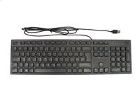 DELL KB216 USB QWERTY zwart - toetsenborden (standaard, kabel, USB, Bluetooth, zwart)