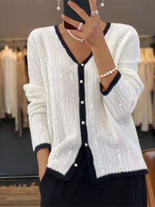 Casual Glitter Cardigan