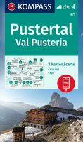 Wandelkaart 671 Pustertal, Val Pusteria (3 Karten) | Kompass - thumbnail