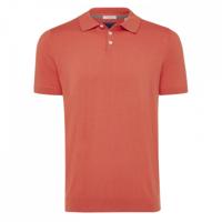 Tresanti Heren Poloshirt Korraalrood Jersey Tailored Fit