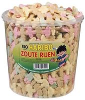 Haribo Haribo Silo Zoute Rijen 150 Stuks 840 Gram - thumbnail