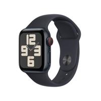 Apple Watch SE OLED 40 mm Digitaal 324 x 394 Pixels Touchscreen 4G Zwart Wifi GPS - thumbnail