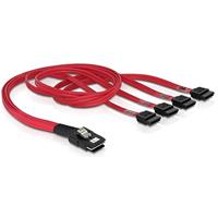 Delock Kabel Mini SAS SFF-8087 > 4 x SATA 7 pin 0, 5 m