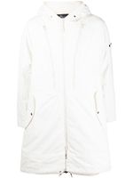 Stone Island Shadow Project manteau zippé à capuche - Blanc