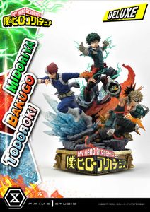 My Hero Academia Statue Midoriya, Bakugo & Todoroki Deluxe Bonus Version 69 cm