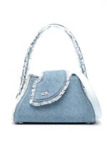 GCDS petit sac Comma en jean - Bleu - thumbnail