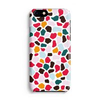 Colored Giraffe: iPhone 8 Volledig Geprint Hoesje - thumbnail