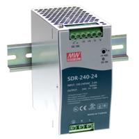 Mean Well SDR-240-48 DIN-rail netvoeding 48 V/DC 5 A 240 W Aantal uitgangen: 1 x Inhoud: 1 stuk(s)