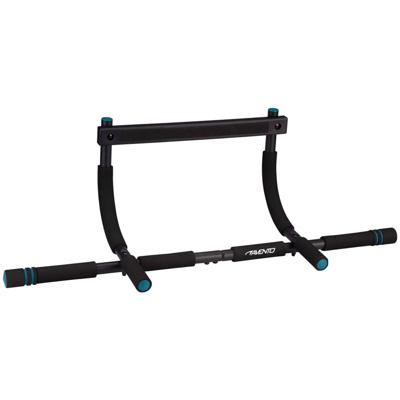 Avento optrekstang 60-90 cm staal/foam zwart