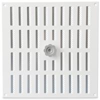 Aluminium Afsluitbaar Schuifrooster Opbouw 300 X 300mm - Wit (3-3030w)