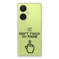 OnePlus Nord CE 3 Lite Silicone-hoesje Finger Don't Touch My Phone