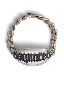 DSQUARED2 bracelet en chaîne à logo gravé - Argent