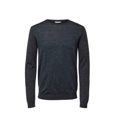 SELECTED HOMME wollen trui antraciet