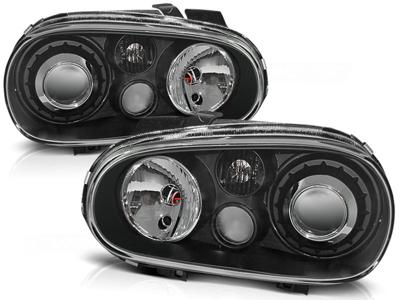 Tuning-Tec Koplampen voor VW GOLF 4 09 97-09 03 R32 LOOK ZWART