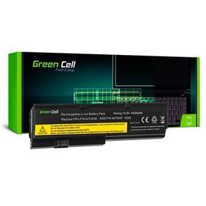 Groene cel batterij - Lenovo Thinkpad X200, X200s, X201, X201i - 4400mAh