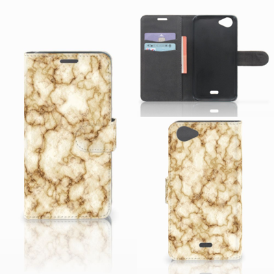 Wiko Rainbow Jam Bookcase Marmer Goud Wiko Rainbow Jam Bookcase Marmer Goud