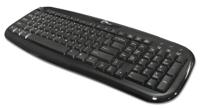SIIG QWERTY USB Desktop Keyboard - Zwart