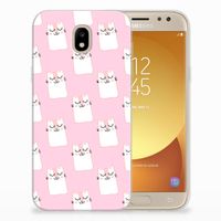 Samsung Galaxy J5 2017 TPU Hoesje Sleeping Cats - thumbnail