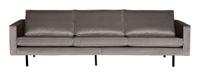 BePureHome Bank 3-zits Rodeo Velvet - Taupe