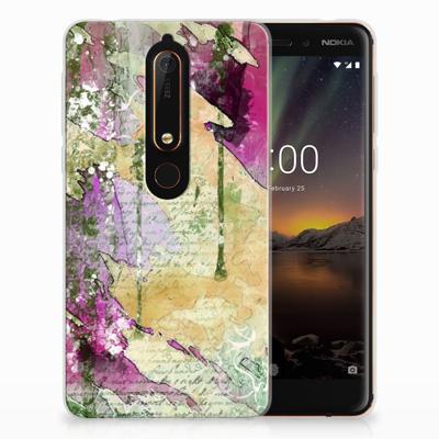 Hoesje maken Nokia 6 (2018) Letter Painting Hoesje maken Nokia 6 (2018) Letter Painting