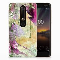 Hoesje maken Nokia 6 (2018) Letter Painting