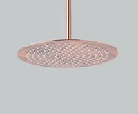 Saniclear Copper hoofddouche 30cm extra dun geborsteld koper