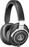 Audio-Technica M70x Professionele Studio Hoofdtelefoon voor voor studio mixen en tracking, FOH, DJing, mastering, post-productie, audio forensics en persoonlijk luisteren,Zwart