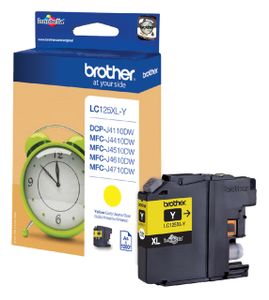 Inktcartridge Brother LC-125XLY geel HC