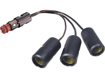 ProCar Drievoudige verloopkabel 3 x 5A Stroombelasting (max.): 15 A Verdeler 12 V, 24 V ProCar Drievoudige verloopkabel 3 x 5A Stroombelasting (max.): 15 A Verdeler 12 V, 24 V