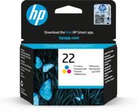 HP 22 originele drie-kleuren inktcartridge - thumbnail