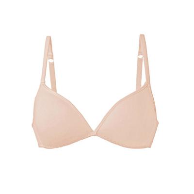 Soft-bh van Bio-katoen met cups, mauve-riet 85B