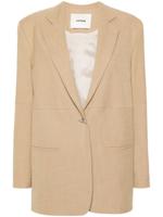 AERON Blazer met enkele rij knopen - Beige